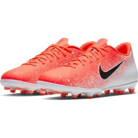 Nike Mens Vapor 12 Club FG/MG Crimson Soccer Cleat - Picture 2 of 7